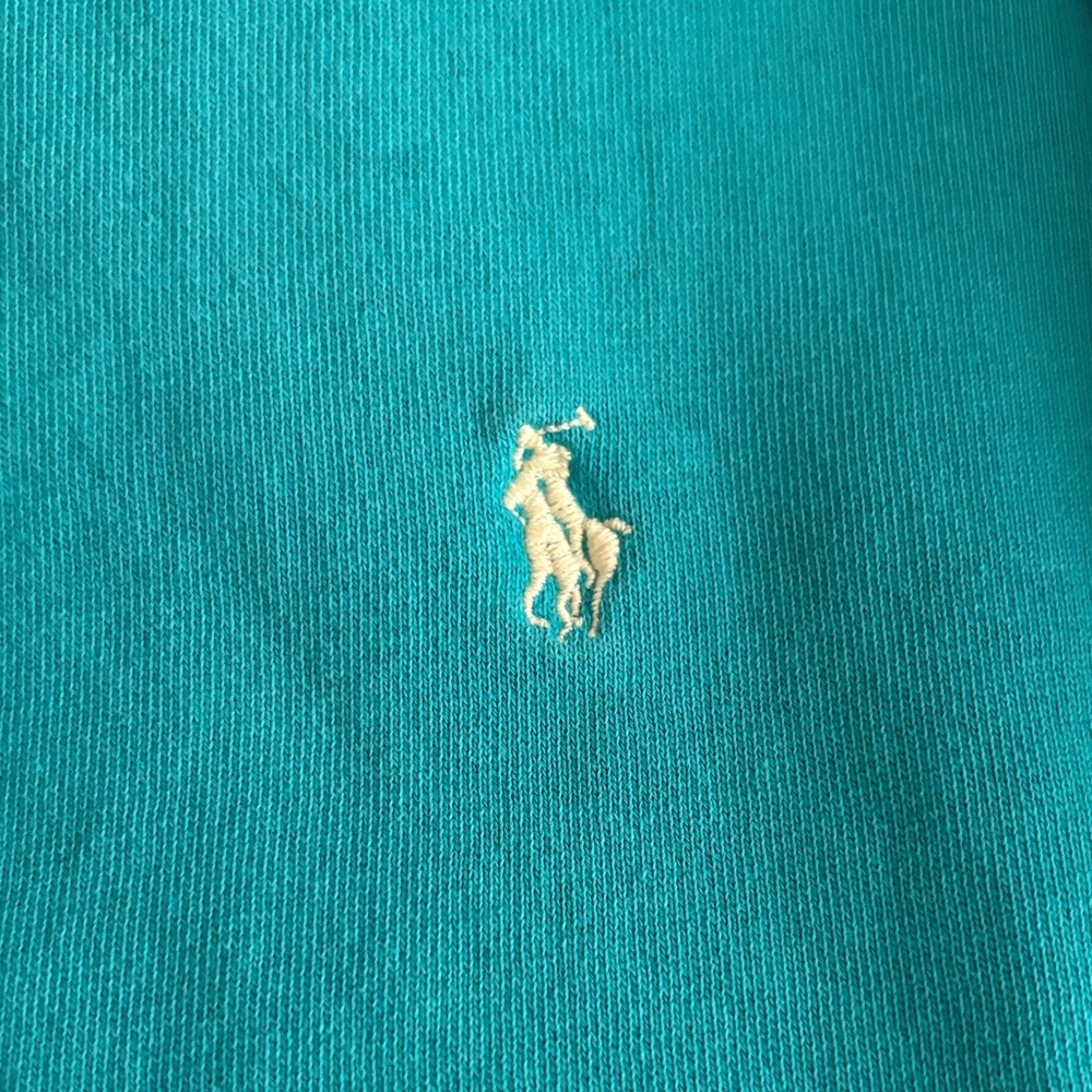 Vintage Polo by Ralph Lauren Turquoise Sweatshirt - Picture 2 of 5